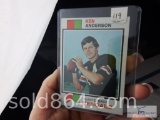 Ken Anderson Topps Trading Card