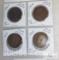 Group of 4 - Great Britain pennies