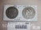 1890-O and 1901-O Morgan silver dollars