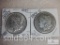 1885-P and 1886-O Morgan silver dollars