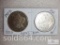 1921-P and 1921-D Morgan silver dollars