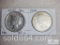 1921 and 1922 Peace dollars