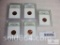 INB graded - five coin - Lincoln cent set