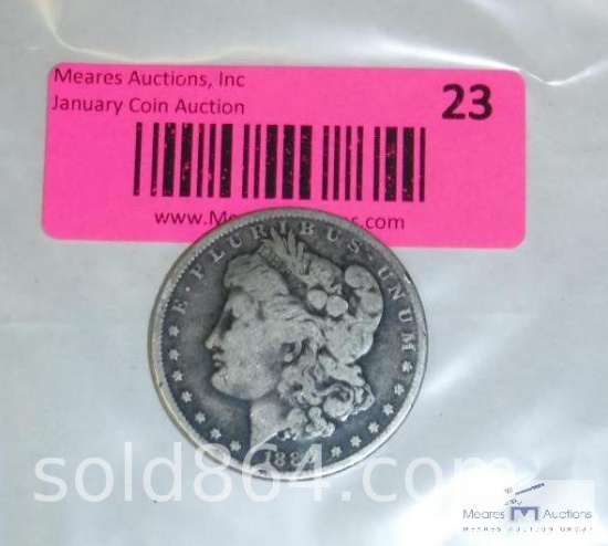 1820 Morgan silver dollar