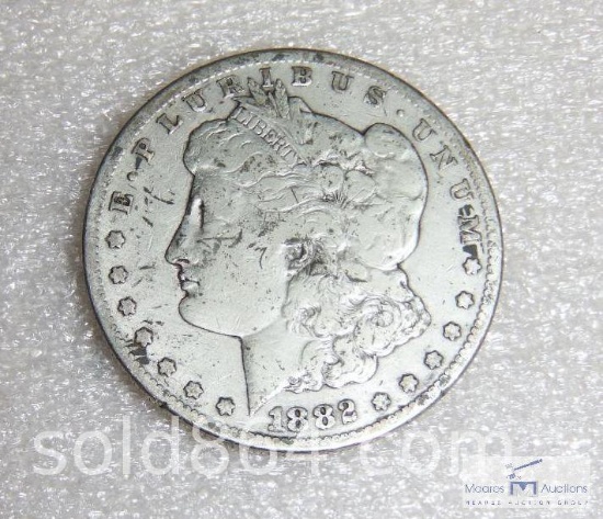 1882-S Morgan silver dollar
