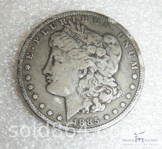 1885-P Morgan silver dollar