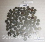 Bag of 100 mixed V nickels - AG-G condition