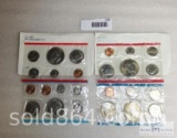 Group of 2 - US Mint UNC coin sets