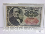 1874 US 25-cent Fractional Currency note