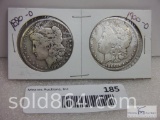 1890-O and 1900-O Morgan silver dollars