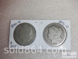 1890-O and 1891-O Morgan silver dollars