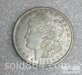 1921-P Morgan silver dollar