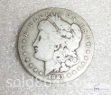 1881-S Morgan silver dollar