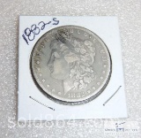 1882-S Morgan silver dollar