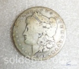 1892-P Morgan silver dollar