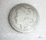 1884-P Morgan silver dollar