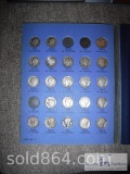 Mercury Dime Collector Book of 73 coins