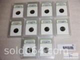 INB graded - 10-coin - Jefferson nickel set