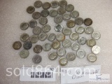 Roll of 50 - mixed silver Roosevelt dimes