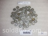 Group of 50 - mixed Mercury silver dimes