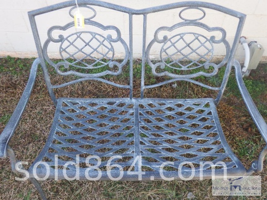 Patio Bench - metal