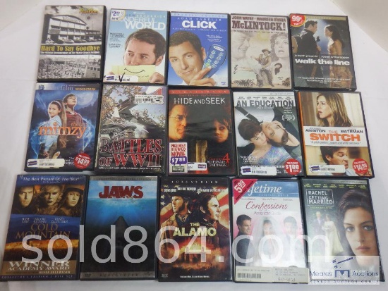 Collection of DVDs