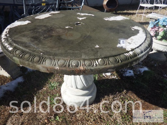 Concrete Patio Table