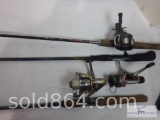 Fishing rod and reels
