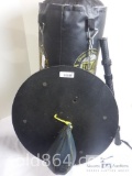 Boxing speed bag and heavy bag set