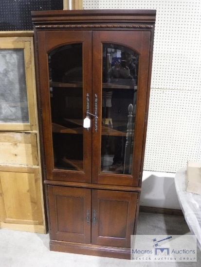 Tall display cabinet - matches lots 301 and 306