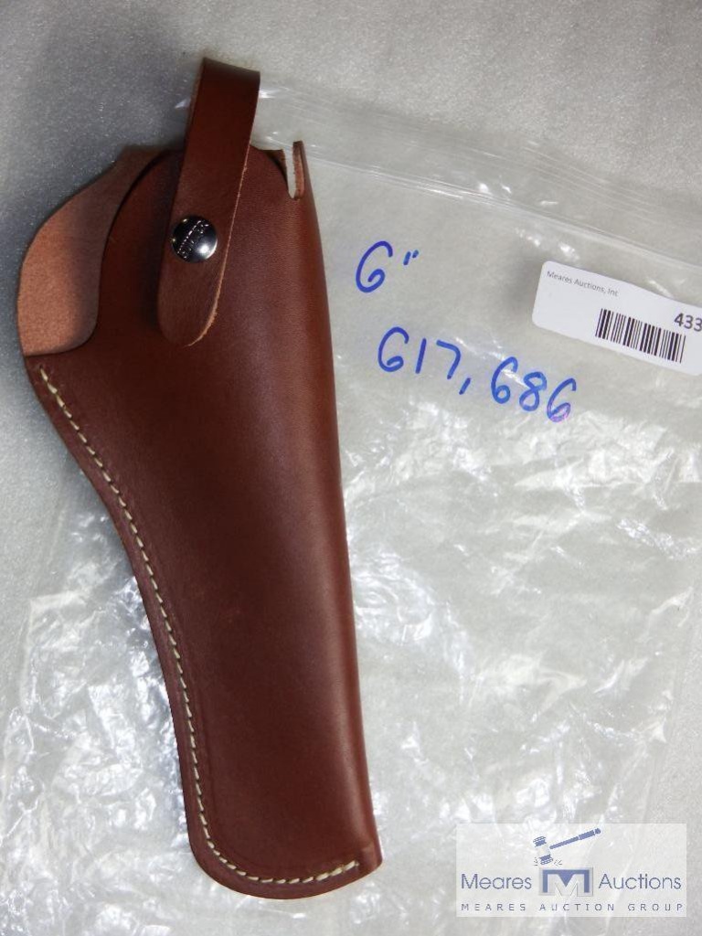 leather 6 inch s w 617 or 686 holster firearms military artifacts firearms firearms accessories parts gun holsters auctions online proxibid leather 6 inch s w 617 or 686 holster