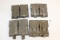 4 Military Double Ammo Pouches.