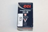 500 Rounds of CCI .22LR 40 Gr. Ammo.