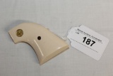 Colt SAA Revolver Ivory Style Synthetic Grips.