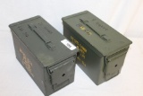 2 Military Ammo Cans.  .50 Cal. & 5.56mm Cans.