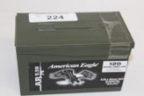 120 Rounds of American Eagle 5.56x45mm 55 Gr. Ammo.