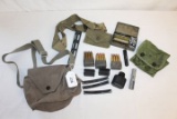 1 Lot of Military Items and Ammo.