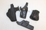 4 Holsters: Bianchi, Safariland, Fobus and Glock