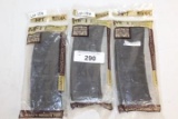 3 New MFT AR15/M4 5.56x45mm/.223 30 Rd. Cap. Magazines.