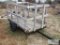 8 FT UTILITY TRAILER WITH 4 FT RAILS