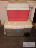 COLEMAN COOLER 50-75 QT, RUBBERMAID 56 QT