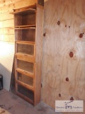 WOODEN SHELF W/ 6 DRAWERS