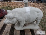 CONCRETE STATUE - PIG