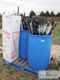 PALLET OF ELECTRIC FENCE POSTS