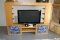 Oak Style Entertainment Center.