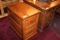 G.R. Winners Only Oak 2 Drawer File Cabinet.