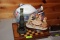 1 Lot of Chess Board, Football, Tickets, Figurine.