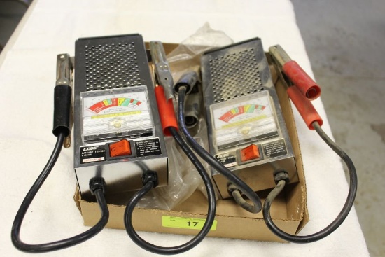 2 Exide Battery Testers. B151BE.