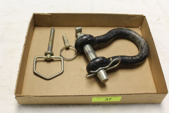 Clevis Hook (1x5, 5/16") and Hitch Pins.