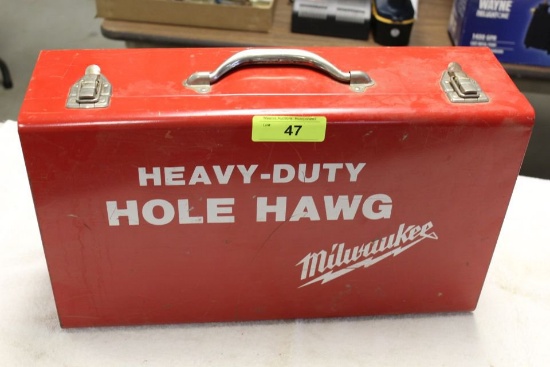 Milwaukee Heavy Duty Hole Hawg.